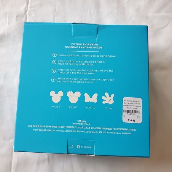 Minnie Mouse Pancake Molds Williams Sanoma - Picture 8 of 10